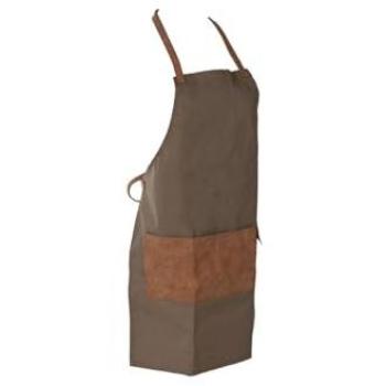Delantal polialgodón Home ESPRIT Marrón Verde 57 x 100 cm