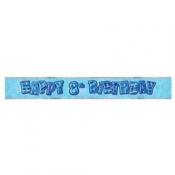 Happy 5th Birthday Foil Glow Banner