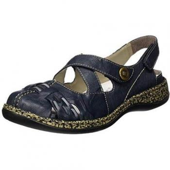 Rieker Damen Frühjahr/Sommer 46377 Blaue Ballerinas