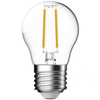 Ampoule à LED filament sphérique E27 claire 2,5W 250lm