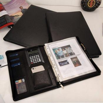 Business Briefcase A4 Zipped Ring Binder
