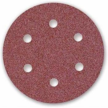 Disques abrasifs auto-agrippants MENZER, 150 mm, 6 trous, Grain 40