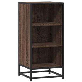 Credenza Rovere Marrone 35,5 cm x 35 cm x 76 cm – Truciolato + Metallica