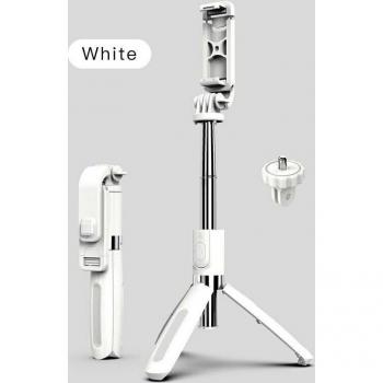 Bluetooth Selfie Stick Tripod with Remote Control for Live Photo Capture