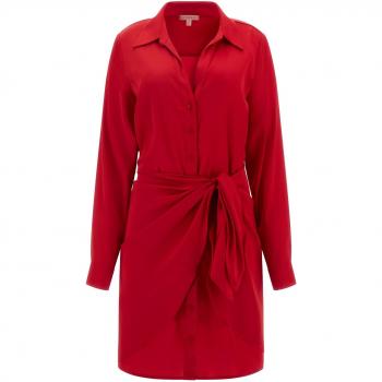 Traje de Vestido de Satén para Mujer Guess