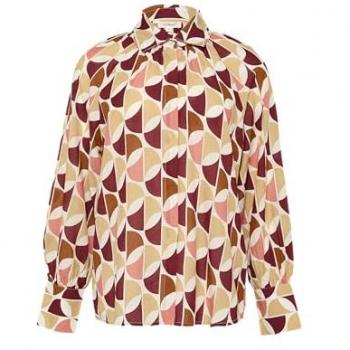 Langarmbluse mit All-Over Design von s.Oliver