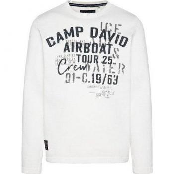 CAMP DAVID Pullover – Rundhals, Logoprint