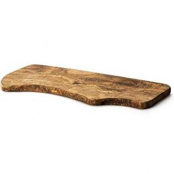 Tagliere in Legno d’Ulivo 50 cm – Corteccia e Marrone