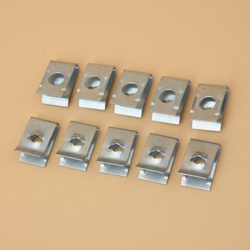 Clip en spirale pour garniture de porte, 50 pièces