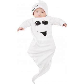 Smiffys Mini Ghost Garb – White, 9‑12 months