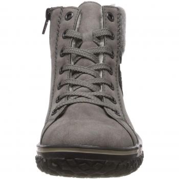 Botines de Cordones Rieker Gris Oscuro