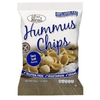 Eat Real CoFresh Hummus Chips (Gluten Free) – 12-Pack, 45g each