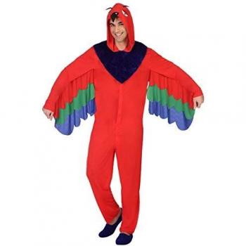 Mehrfarbiges Papageien-Outfit für Männer – XL, ATOSA 38869
