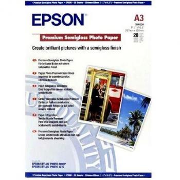 Epson Premium Semigloss Photo Paper DIN A3 251g/m² 20 Sheets