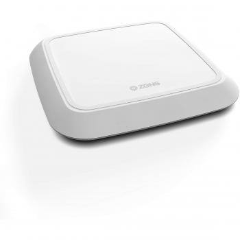 ZENS Qi-zertifiziertes kabelloses Schnelllade-Pad 10W Weiß