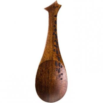 Handgefertigter Fisch‑Reislöffel – Kunstwerk aus Holz