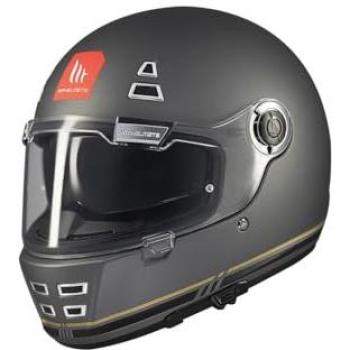 MT Jarama SV Matt Grau Vollvisierhelm M