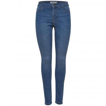 JDY Jdyella Jegging RW Dnm Noos, Pantalones Skinny para Mujer, Azul Medio Denim, W27/L32