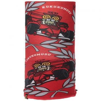 Buff 39100 T-Shirt Polartec Multifunzionale per Bambino, Microfibra e Forro Polar Rosso
