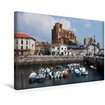 Calvendo Canvas 45 × 30 cm – Castillo de Santa Ana (Castro‑Urdiales)