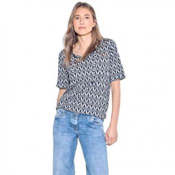 Cecil Rundhals T-Shirt mit Print