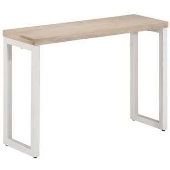 Mango Wood and Iron Console Table 110x35x76 cm