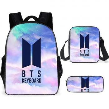 Lonchera y Mochila AOOPOO BTS 3 Piezas para Estudiantes