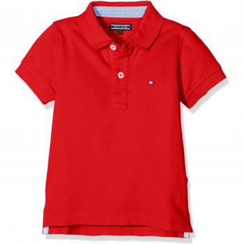 Polo Tommy Hilfiger Ame S/S para Niñas, Rojo