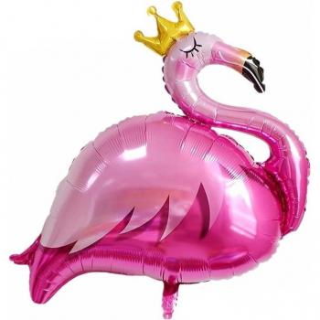 Flamencos en Oro: Globo Decorativo para Boda y Cumpleaños