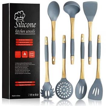 Silicone Culinary Gadgets: 7‑Piece Heat Resistant Set