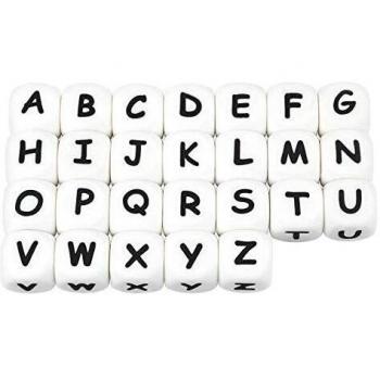 MCGMITT Kit Lettere Perline Silicone Dentizione