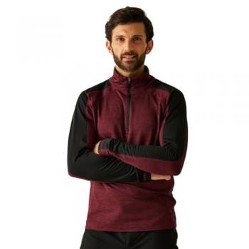 Chaqueta Polar Regatta Hepley Marrón con Media Cremallera