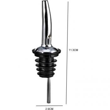 Vertedor de vino para bar, corcho de acero inoxidable, 1 pieza