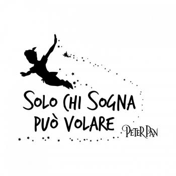 Adesivo da Muro Solo i Sognatori Possono Volare