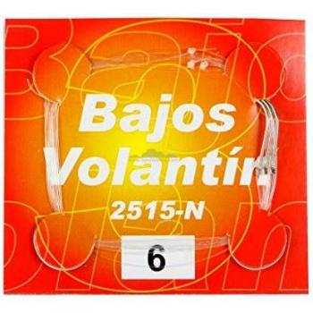 Bajos de Volantín Kali con 3 Anzuelos de Pesca