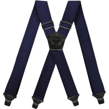 Bretelles unisexes à 4 clips, élastiques, 3.5X120cm, ajustables, accessoire de travail