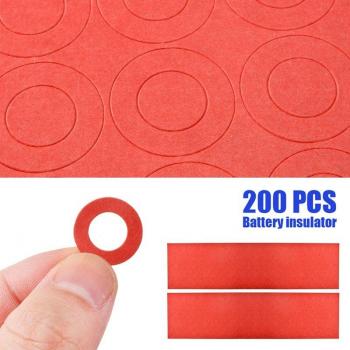 200pcs Li-ion Battery Insulation Adhesive Stickers for 18650 Cells