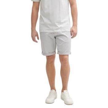 Chino Shorts für Herren mit Gürtel, Regular Fit, grau