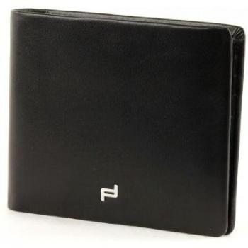 Schwarze Porsche Design Touch CardHolder H8 für Herrenausweise und -karten