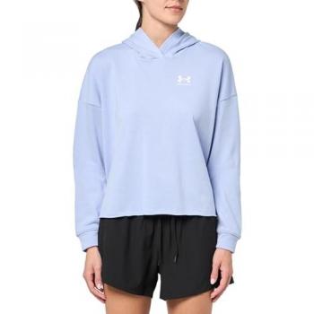 Under Armour Damen Kapuzenpullover Ua Rival Terry Os 1382736-539 Blau Loose Fit
