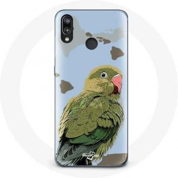 Green Parakeets Birds Cover for Huawei P20 Lite