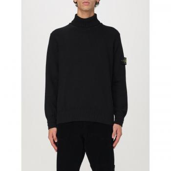 Stone Island Men’s Black Turtleneck Sweater – M