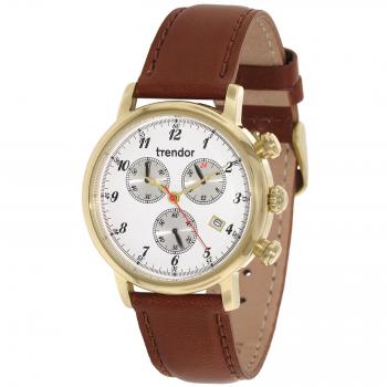Damen Uhren-Trendor Doreen Chronograph 7592‑09 – Silikonarmband
