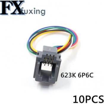 Conector hembra de teléfono 8P8C