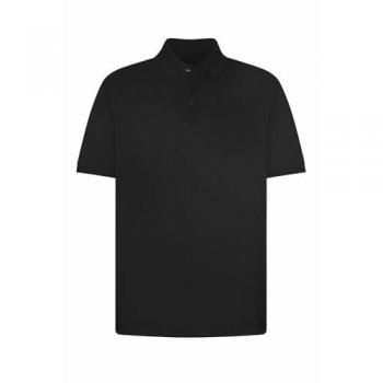 Schwarzes Polo mit praktischer Brusttasche