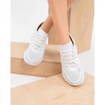 ISSA Plus Sneakers aus durchlässigem Leder