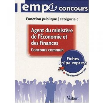 Concours commun Agent du ministère de l'Economie et des Finances