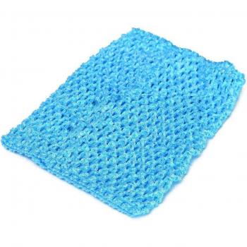 Top tubular crochet con cordón elástico y diadema, falda tutú para pequeños