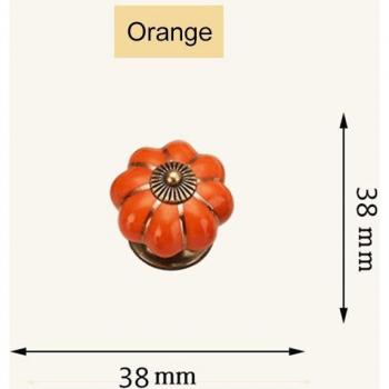 Ceramic Pumpkin Door Knobs