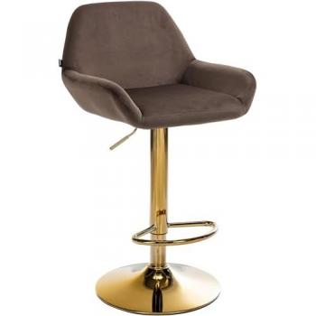 Braga Tabouret de Bar Velvet Marron